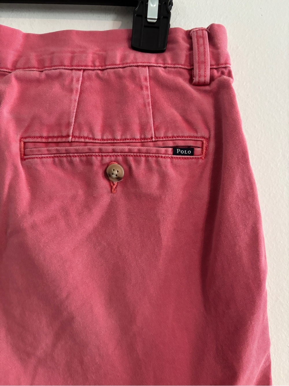 POLO Ralph Lauren Sz 34 Men's Coral Casual Golf Preppy Classic Fit Chino Shorts